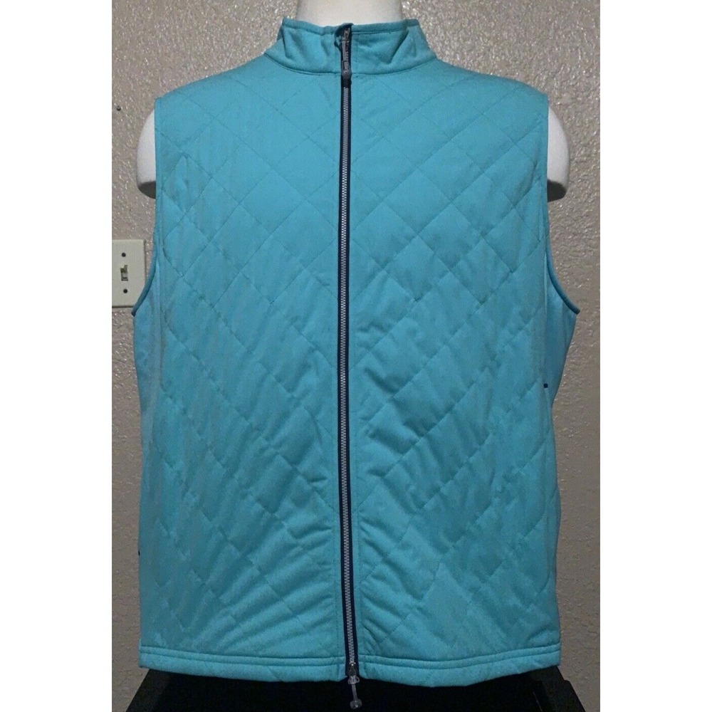 NEW Peter Millar Crown Sport Men's 2XL Lily Pad Fuse Elite Hybrid Golf Vest XXL